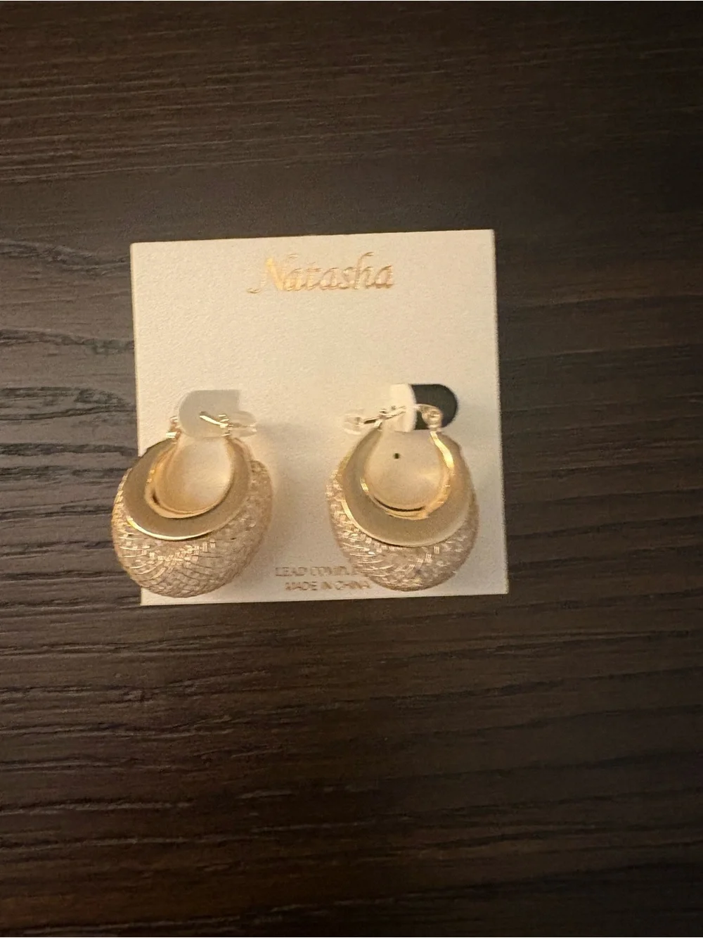 NEW Natasha Gold Earrings